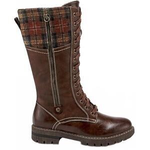 NEW SPRING STEP SHOES women's chickeze tall boot in brown multi